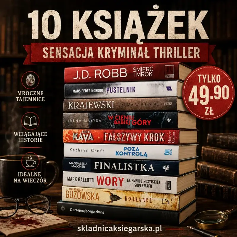 Wybór klientów MROCZNA PAKA KSIĄŻKOMANIAKA 10 KSIĄŻEK POCKET |KRYMINAŁ, THRILLER, SENSACJA