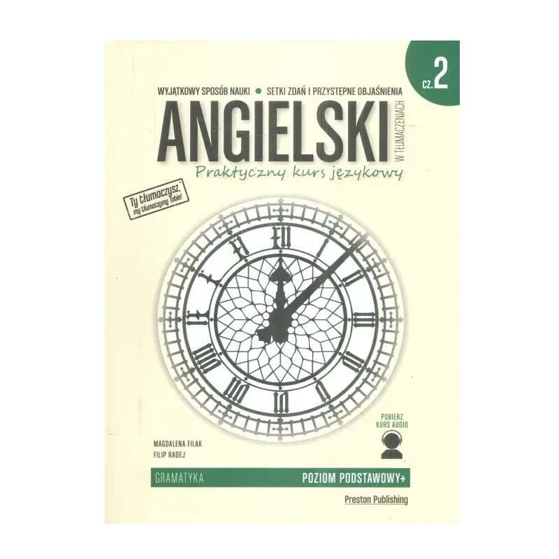 Tylko dziś ANGIELSKI W TŁUMACZENIACH GRAMATYKA 2