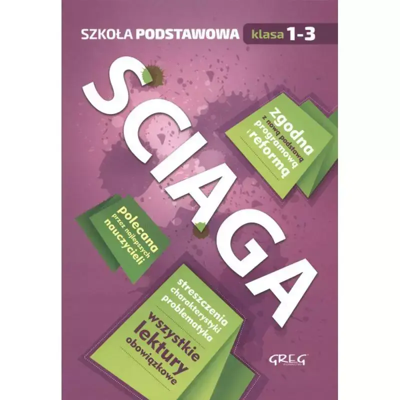 Tylko dziś ŚCIĄGA SZKOŁA PODSTAWOWA KLASY 1-3
