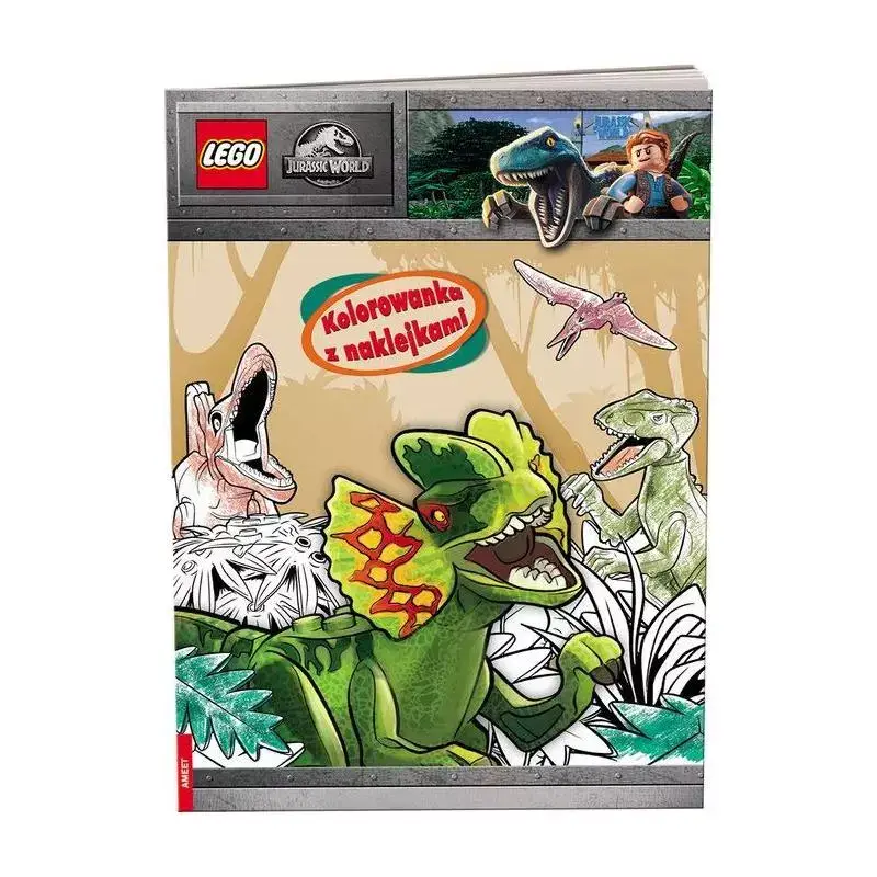 LEGO JURASSIC WORLD KOLOROWANKA Z NAKLEJKAMI 5+ Oferta czasowa