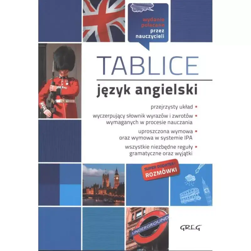 Promocja JĘZYK ANGIELSKI. TABLICE