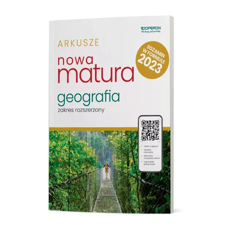 GEOGRAFIA NOWA MATURA 2023. ARKUSZE MATURALNE ZAKRES ROZSZERZONY Wyprzedaż