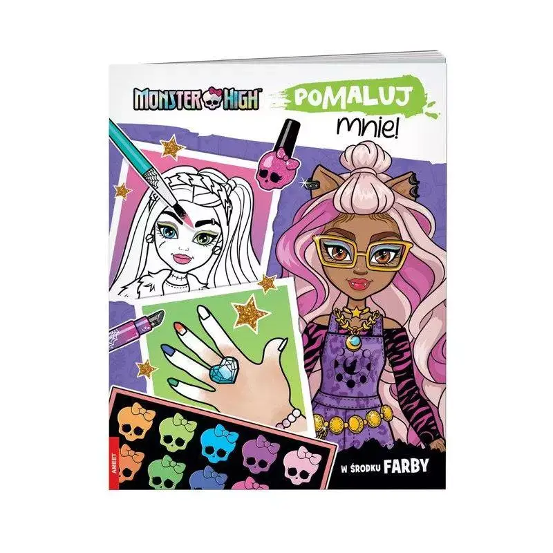 MONSTER HIGH. POMALUJ MNIE! MALOWANKA Z FARBAMI Zamów dziś