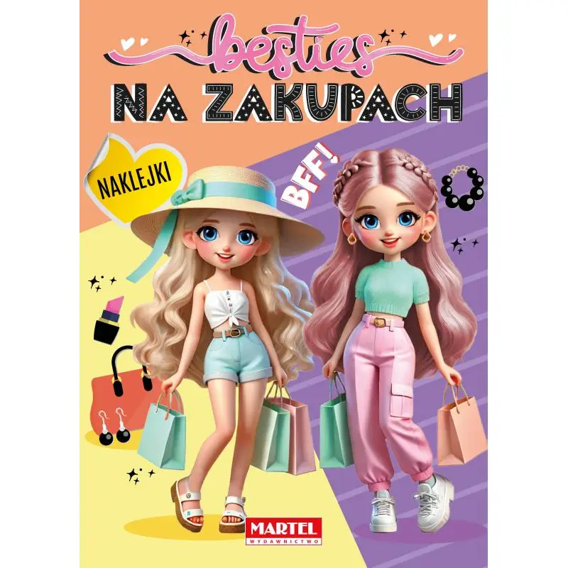 Cena promocyjna BESTIES. NA ZAKUPACH. KOLOROWANKA Z NAKLEJKAMI