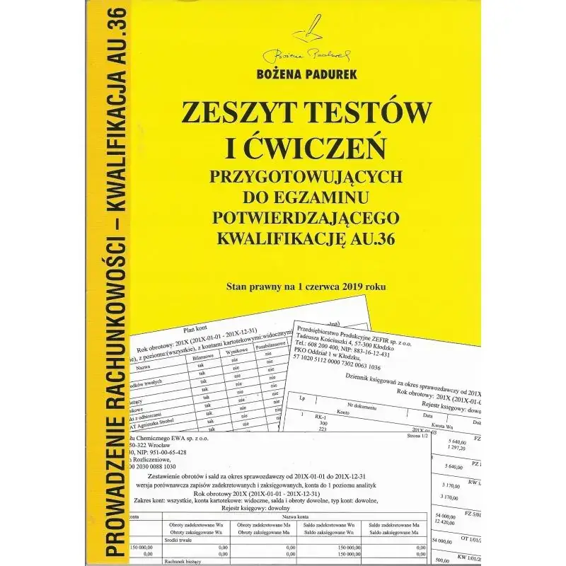 ZESZYT TESTÓW I ĆWICZEŃ. KWALIFIKACJA A.36 Szybka wysyłka