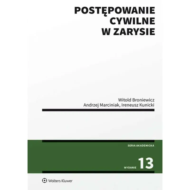 Wyprzedaż POSTĘPOWANIE CYWILNE W ZARYSIE