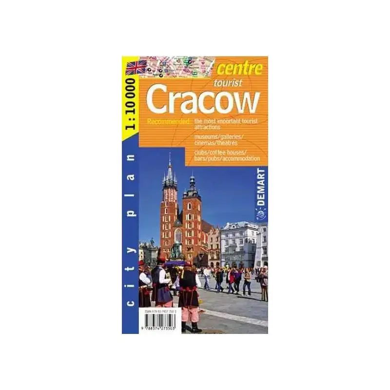 KRAKÓW CENTRUM. PLAN MIASTA WERSJA ANGLOJĘZYCZNA Nowy