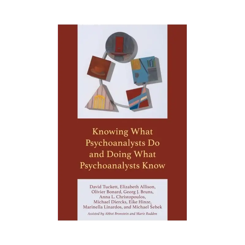 Zniżka KNOWING WHAT PSYCHOANALYSTS DO AND DOING WHAT PSYCHOANALYSTS KNOW