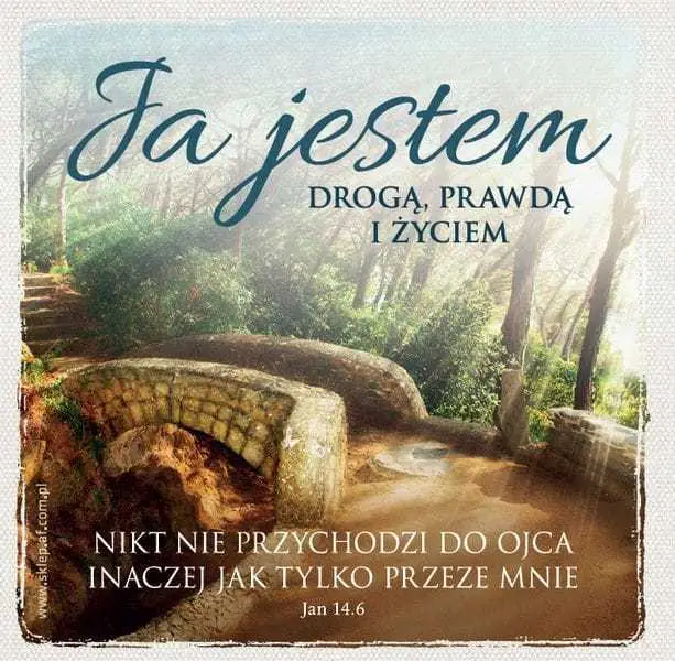 Szybka dostawa PODKŁADKA KORKOWA z tekstem: JA JESTEM DROGĄ, PRAWDĄ I ŻYCIEM.