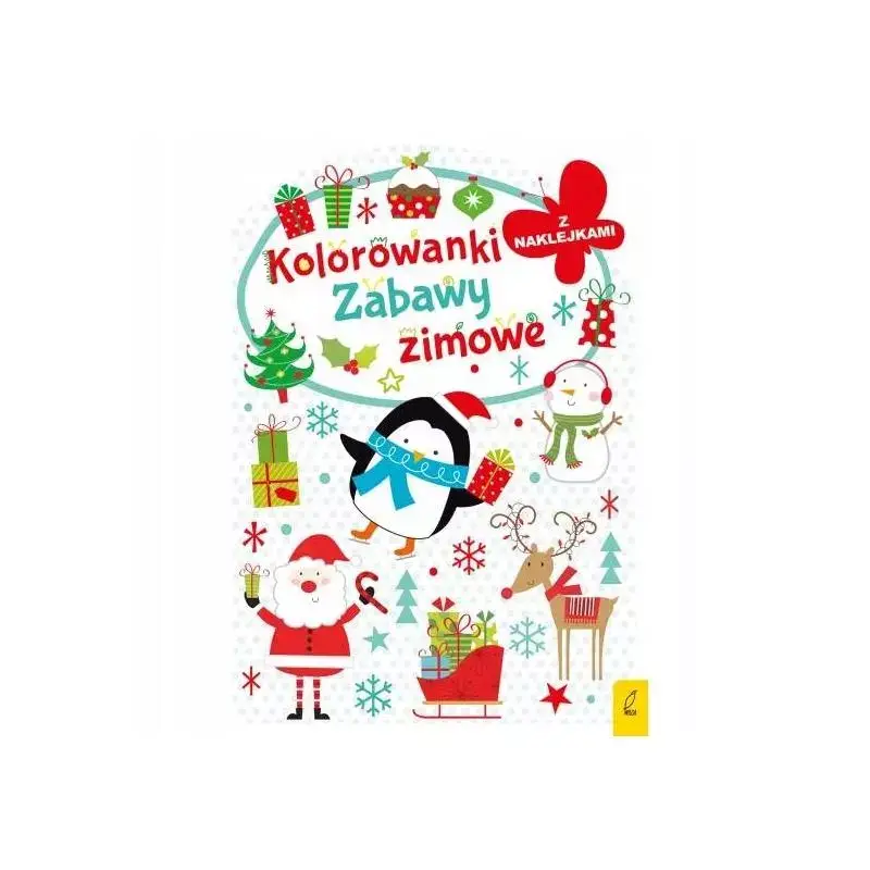 Oferta limitowana ZABAWY ZIMOWE. KOLOROWANKA Z NAKLEJKAMI