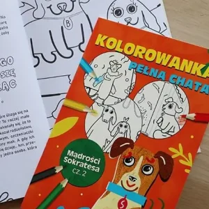Popularny KOLOROWANKA PEŁNA CHATA Mądrości Sokratesa cz. 2