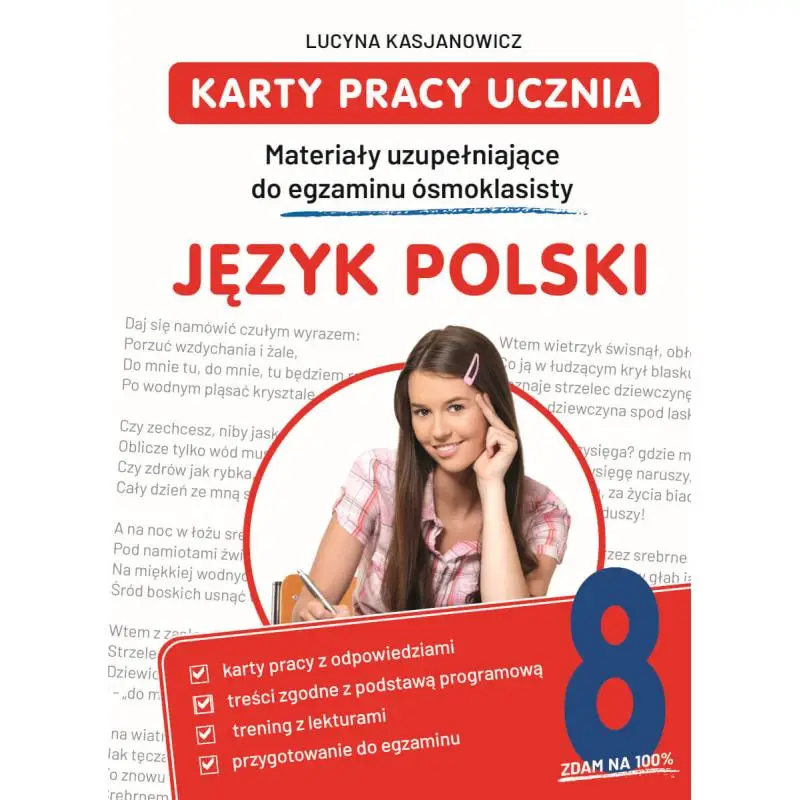 JĘZYK POLSKI. KARTY PRACY UCZNIA. MATERIAŁY UZUPEŁNIAJĄCE DO EGZAMINU ÓSMOKLASISTY Rabat