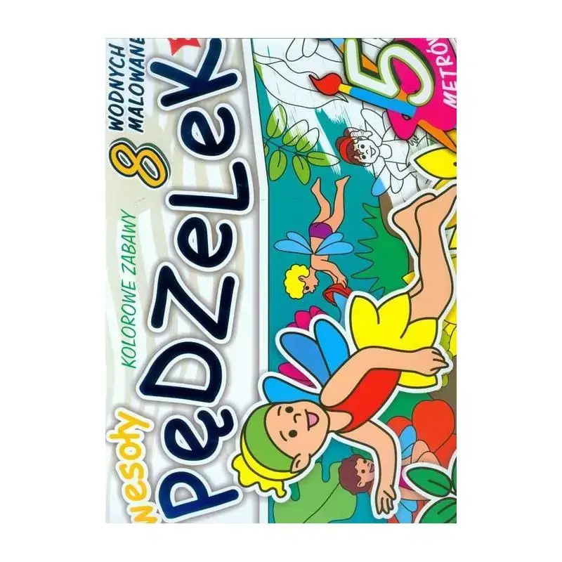 Oferta MALOWANKI WODNE WESOŁY PĘDZELEK 8 KOLOROWE ZABAWY
