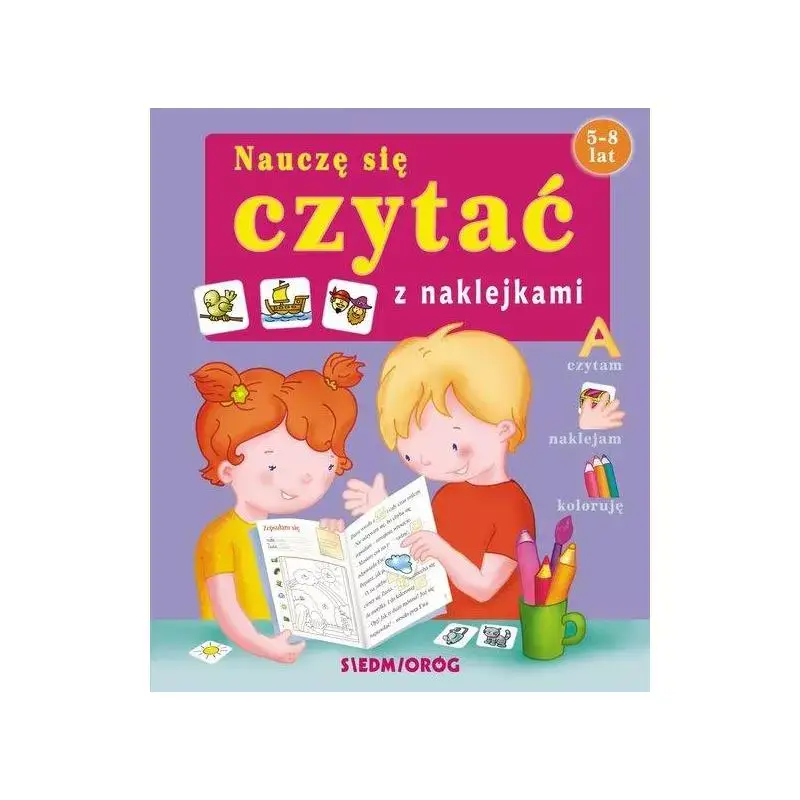 NAUCZĘ SIĘ CZYTAĆ. KSIĄŻECZKA Z NAKLEJKAMI 5-8 LAT Hit cenowy