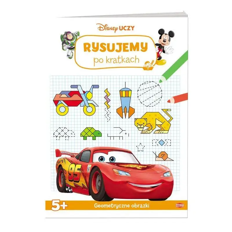 DISNEY UCZY. GEOMETRYCZNE OBRAZKI. RYSUJEMY PO KRATKACH 5+ Sprawdź teraz