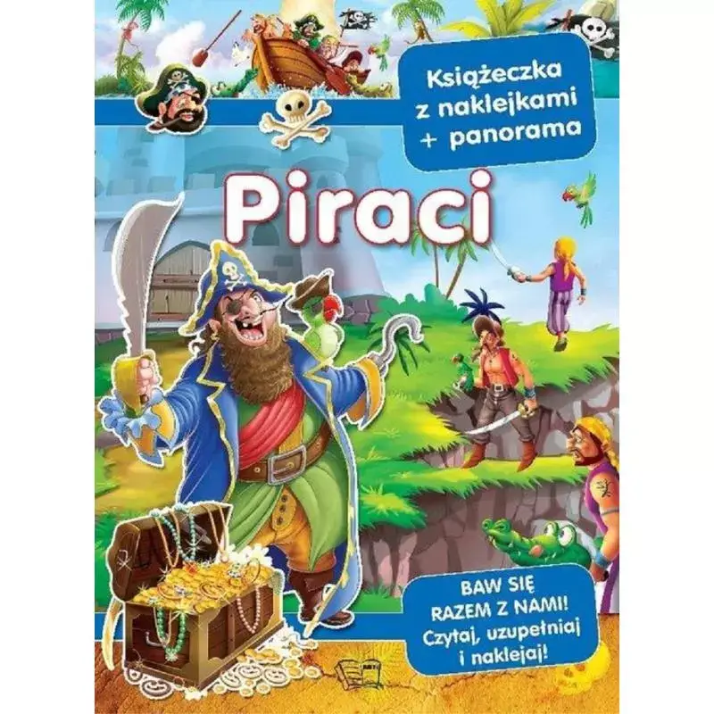 Super okazja PIRACI. KSIĄŻECZKA Z NAKLEJKAMI + PANORAMA