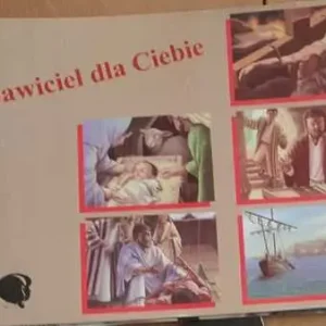 ZBAWICIEL DLA CIEBIE zestaw ilustracji na spirali + tekst Niska cena