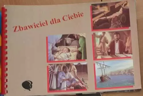 ZBAWICIEL DLA CIEBIE zestaw ilustracji na spirali + tekst Niska cena