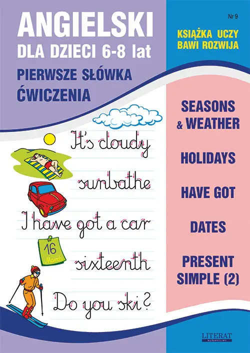 Angielski dla dzieci 9 Pierwsze słówka Ćwiczenia 6-8 lat Popularny
