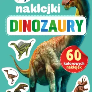 Darmowy zwrot Dinozaury. 60 kolorowych naklejek