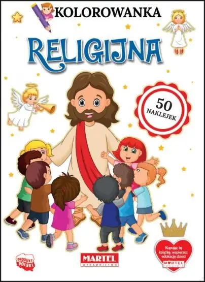 Tylko do końca tygodnia Kolorowanka z naklejkami. Religijna