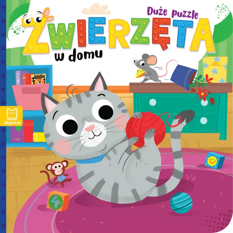 Bestseller Zwierzęta w domu. Duże puzzle