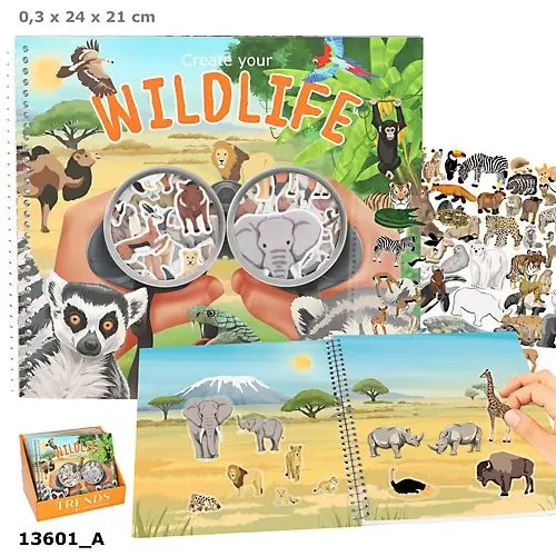 Zestaw Create your Wild life z naklejkami 13601A Zamów dziś