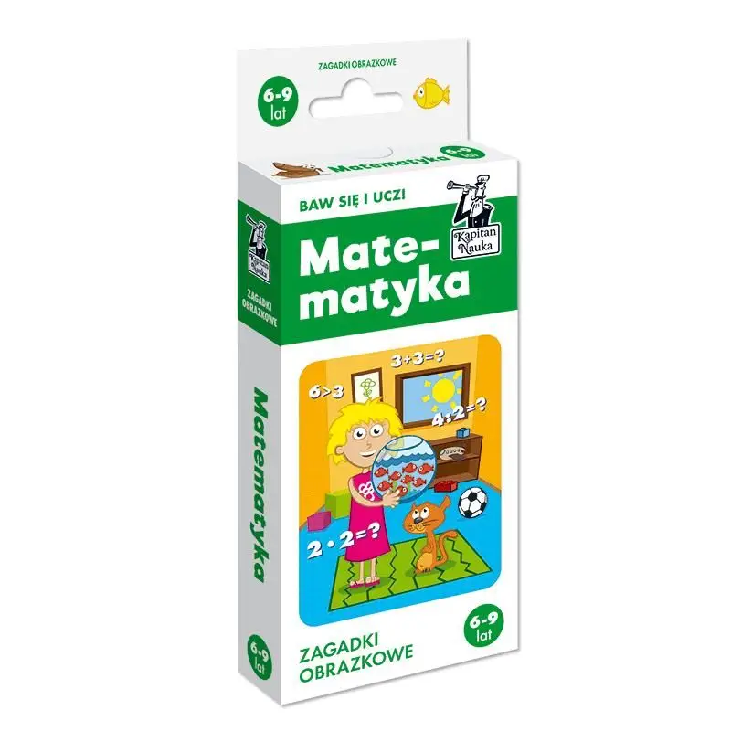 Do wyczerpania zapasów Kapitan Nauka. Matematyka. Zagadki obrazkowe 6-9 lat