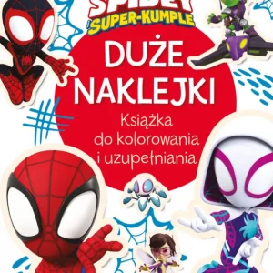 Duże naklejki. Książka do kolorowania i uzupełniania. Marvel Spidey i Super-kumple Kup teraz